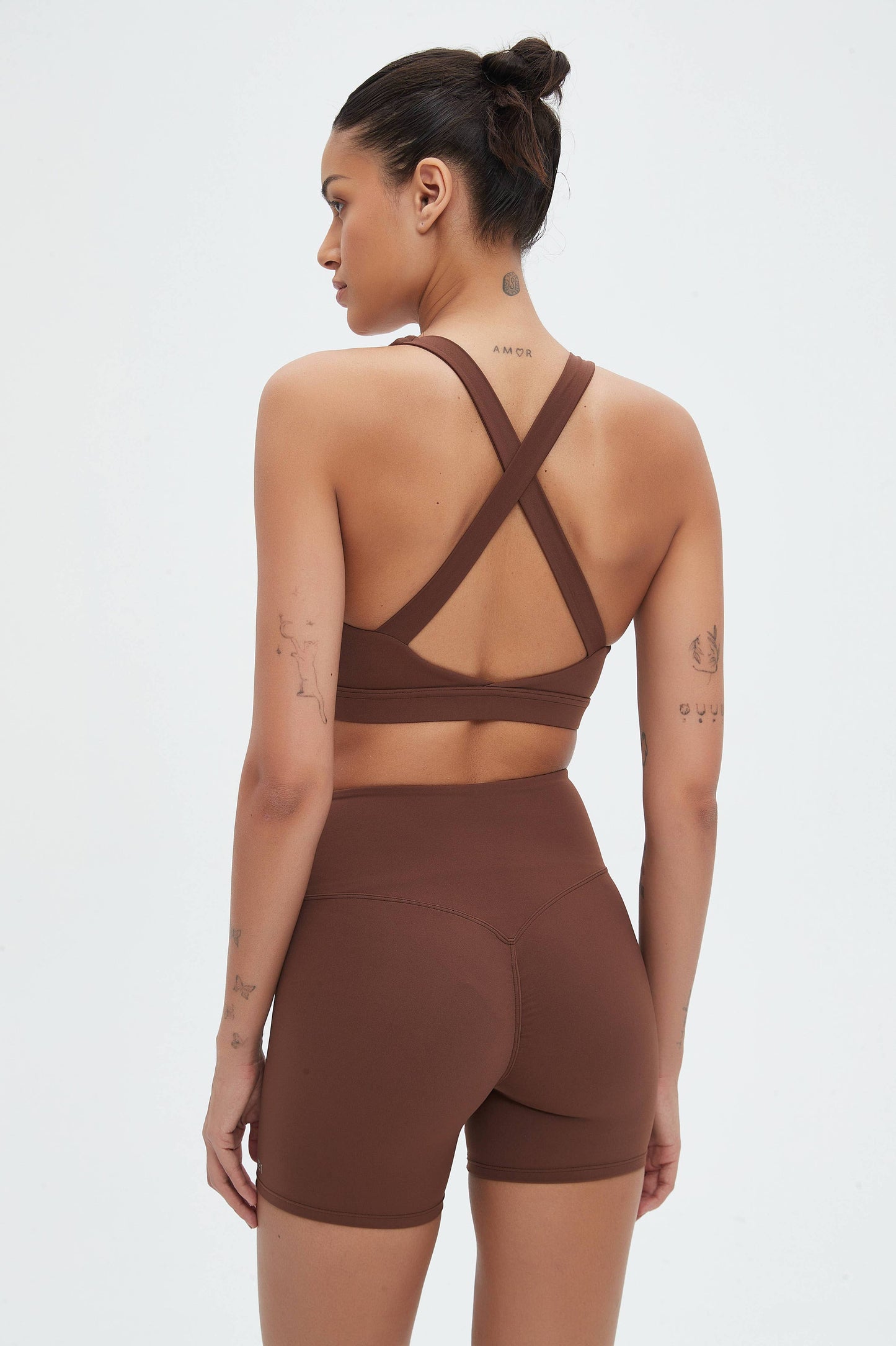 Rosalind 3-Piece Crop Jacket Workout Activewear Set: Midnight / L