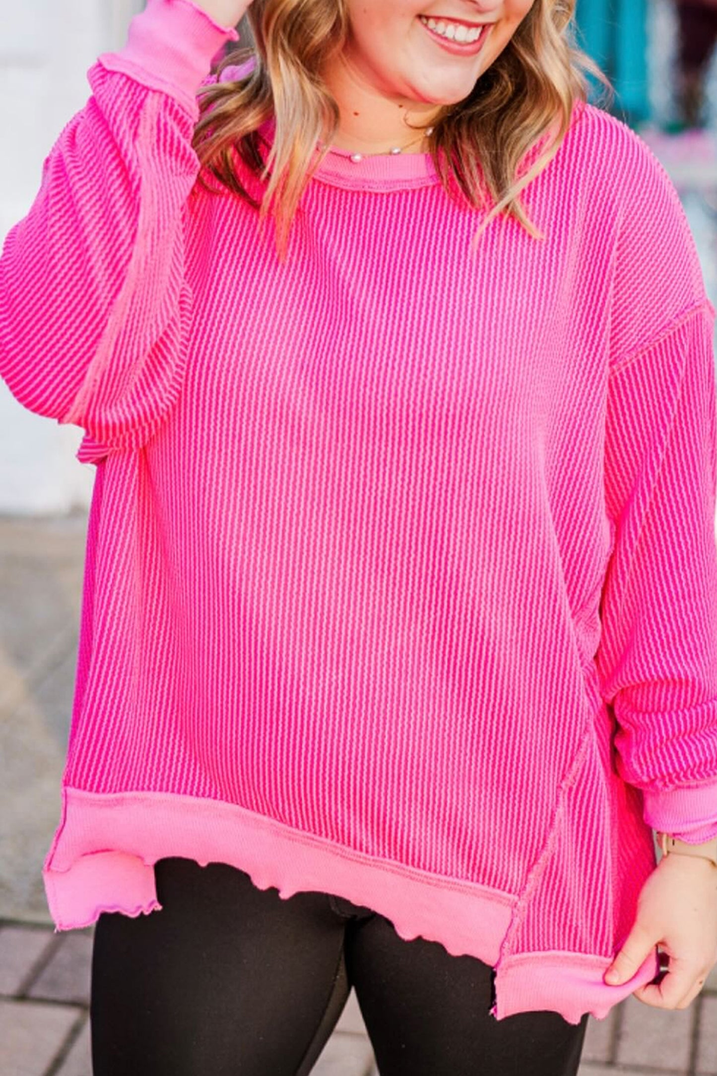 Pink Lemonade Pullover (Plus Size)