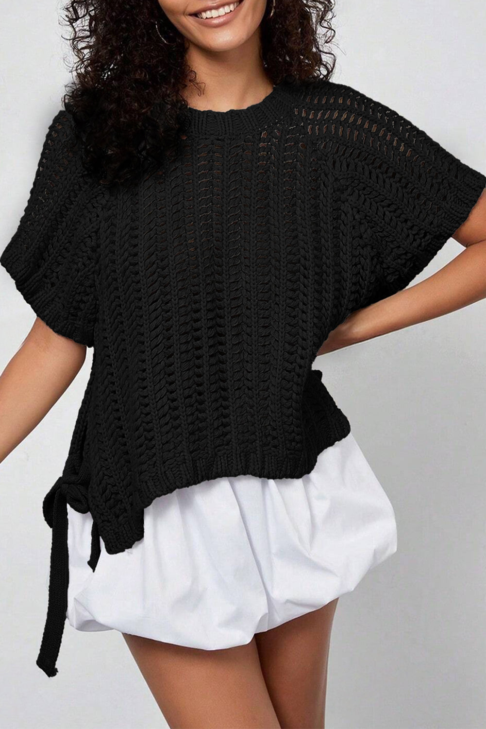 Sweetheart Stitch Sweater (Plus Size)