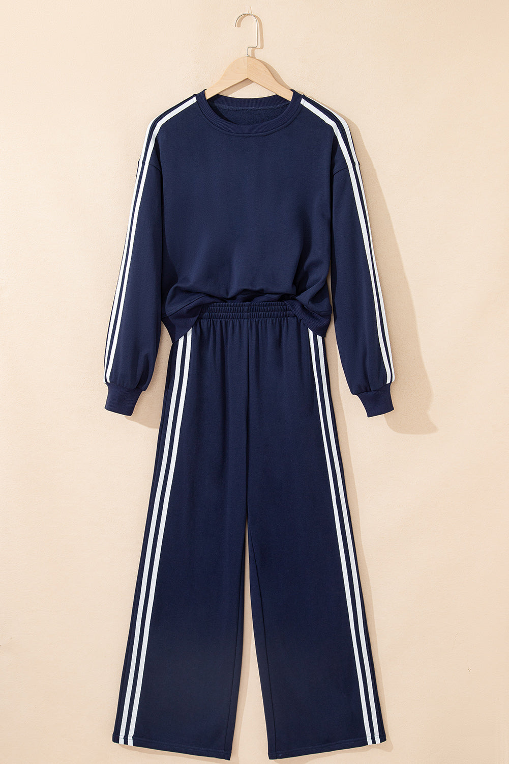 Off Duty Stripe Lounge Set