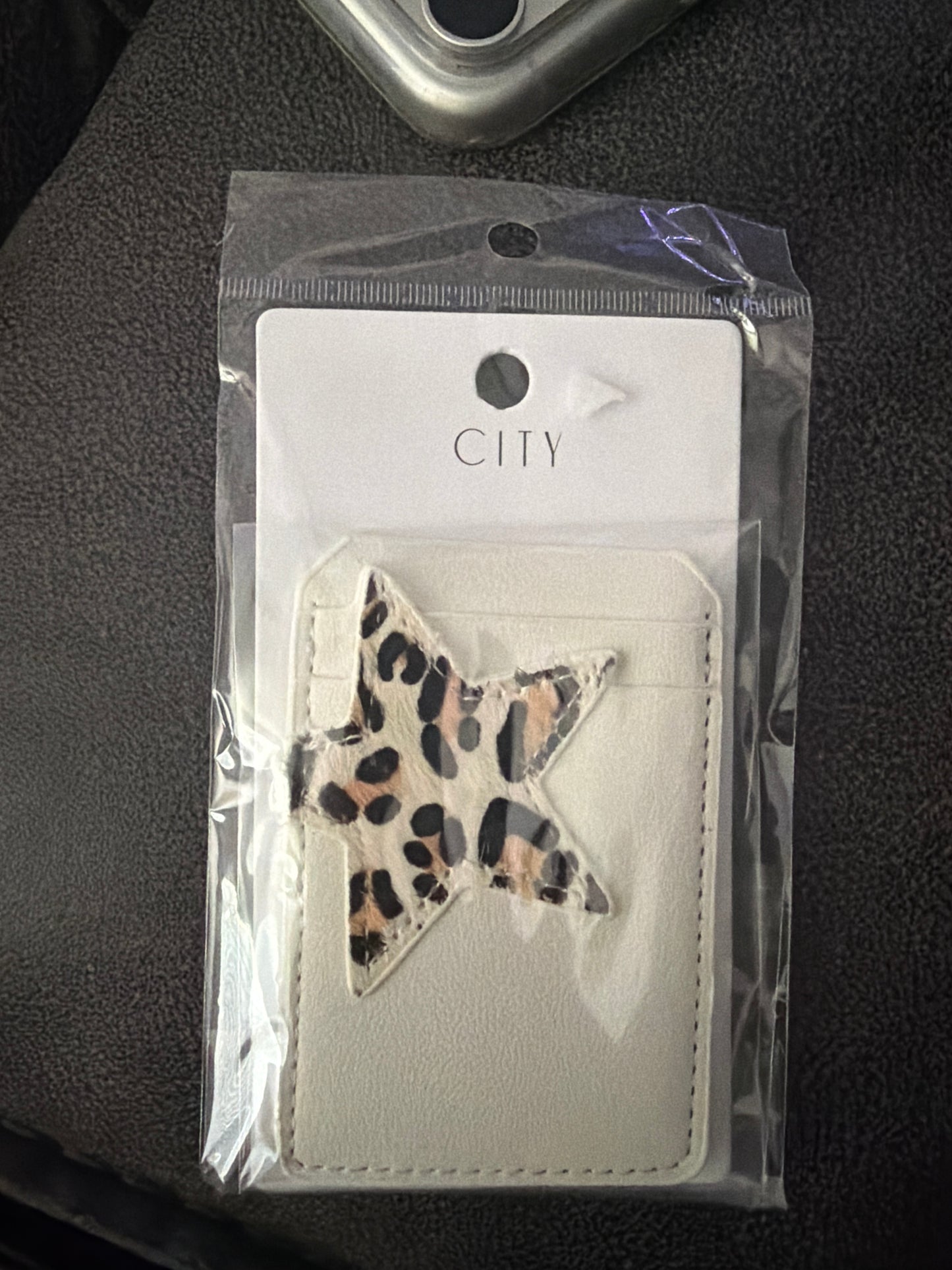 Phone wallet (Black, white, and Brown)