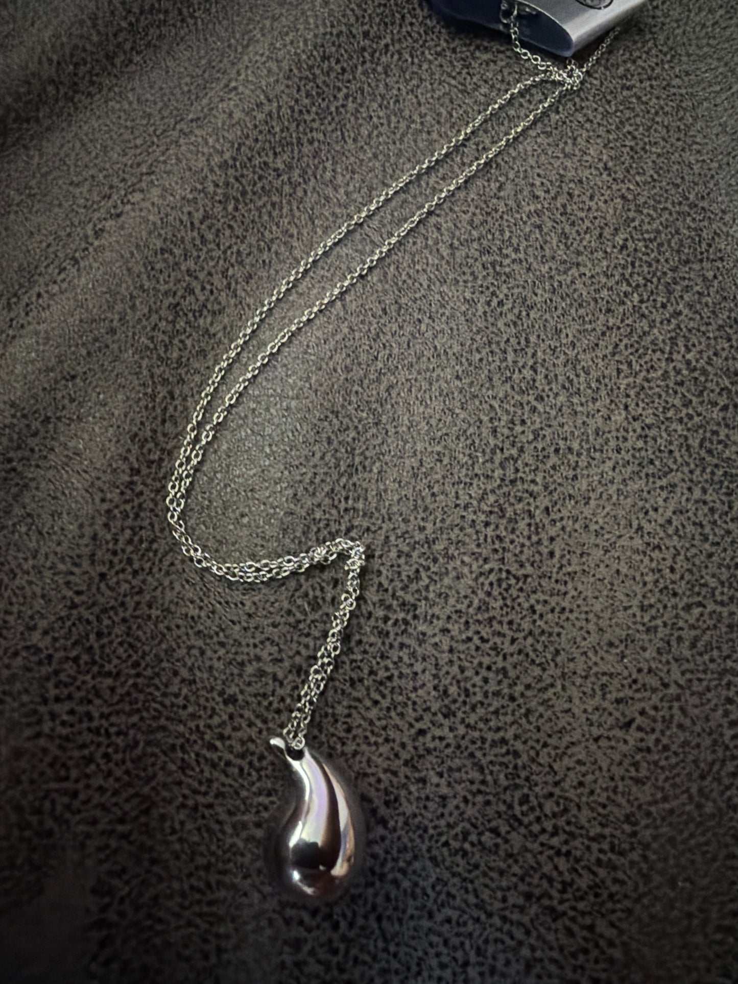 Silver Drop Necklace