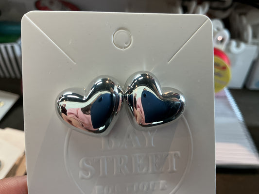 Puffy Heart Earrings