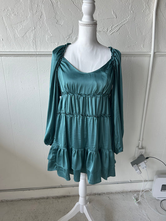 Mist green dress