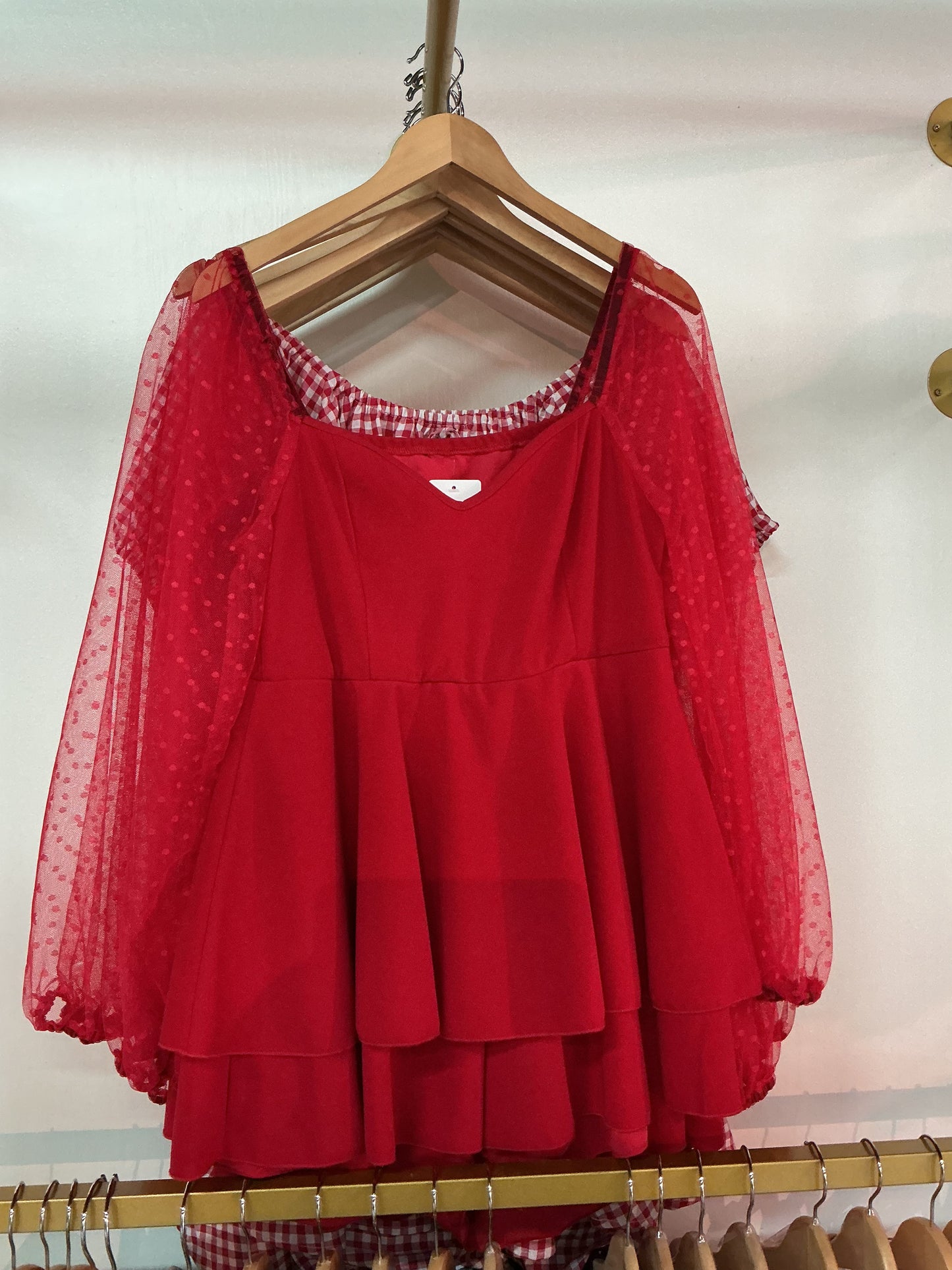 Red romper