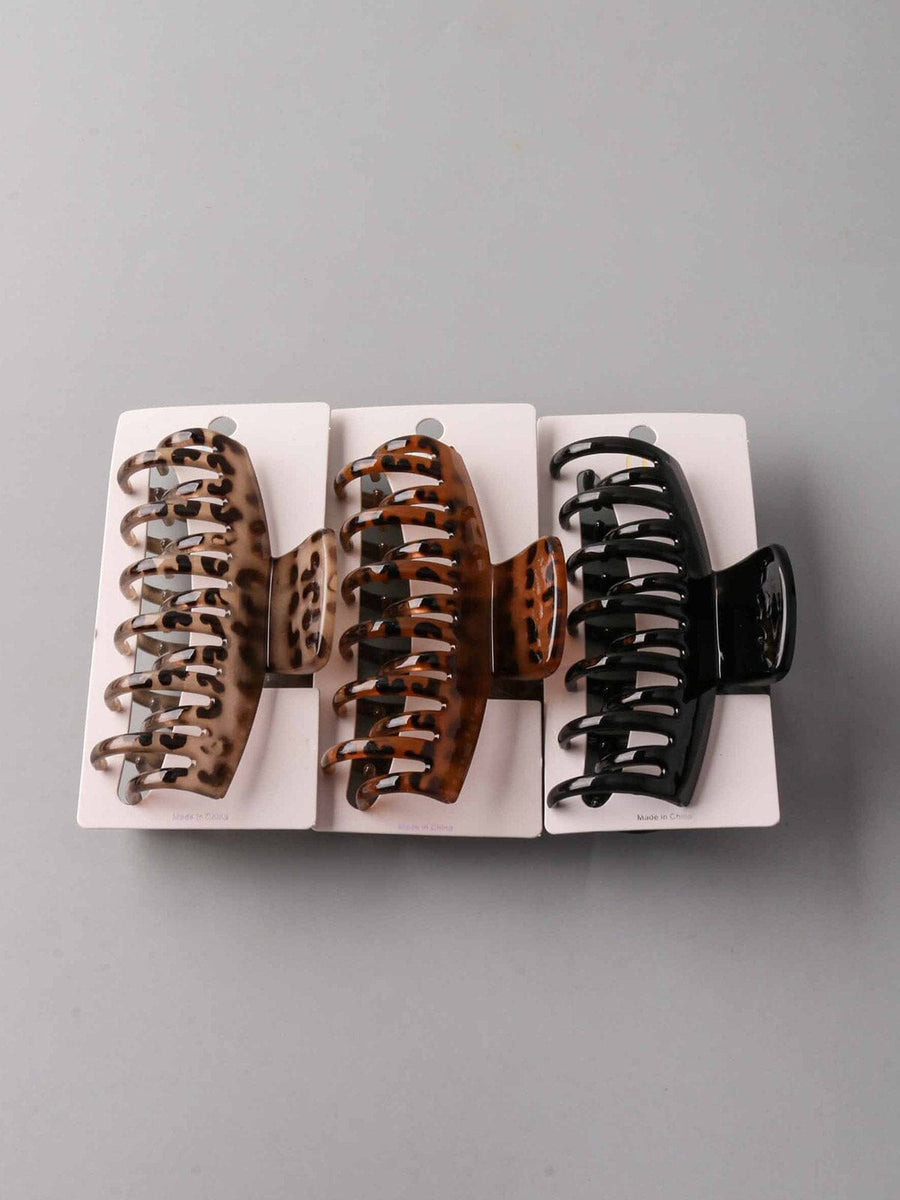 Animal printed Hair Claw Clips