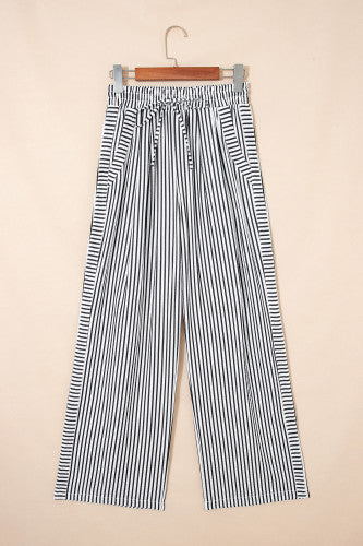 ‘Market Days’ Black and White Striped Pants