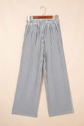 ‘Market Days’ Black and White Striped Pants