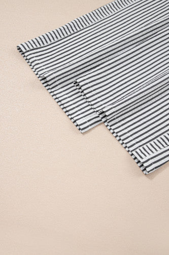 ‘Market Days’ Black and White Striped Pants