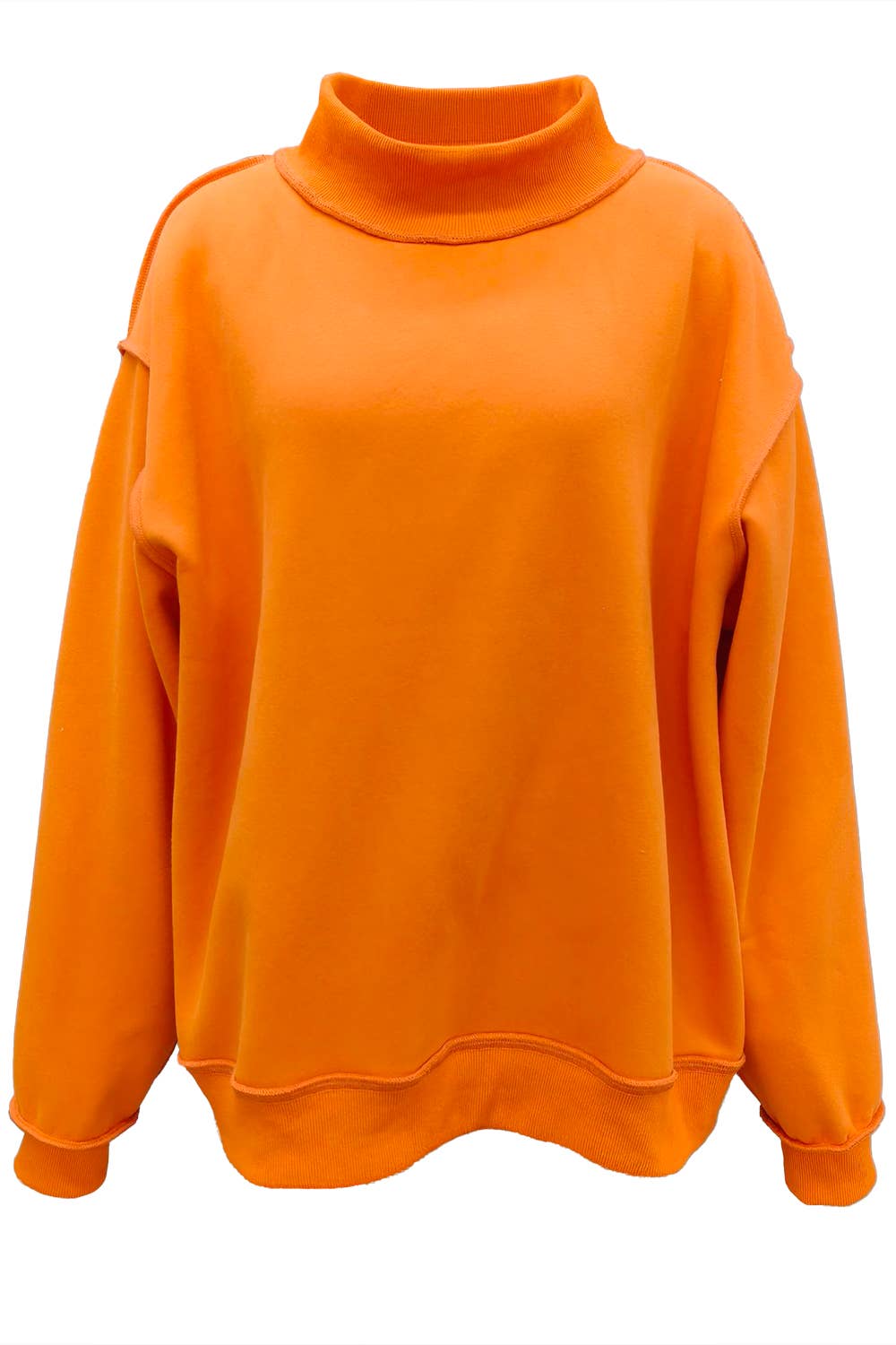 Purple Mock neck sweatshirt