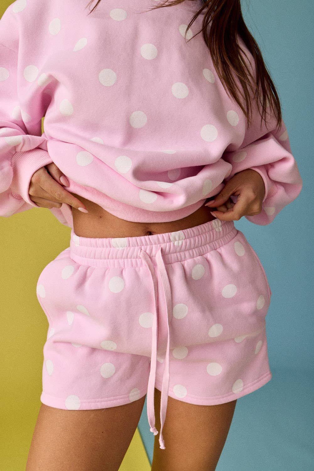 Polka Dot Fleece Set