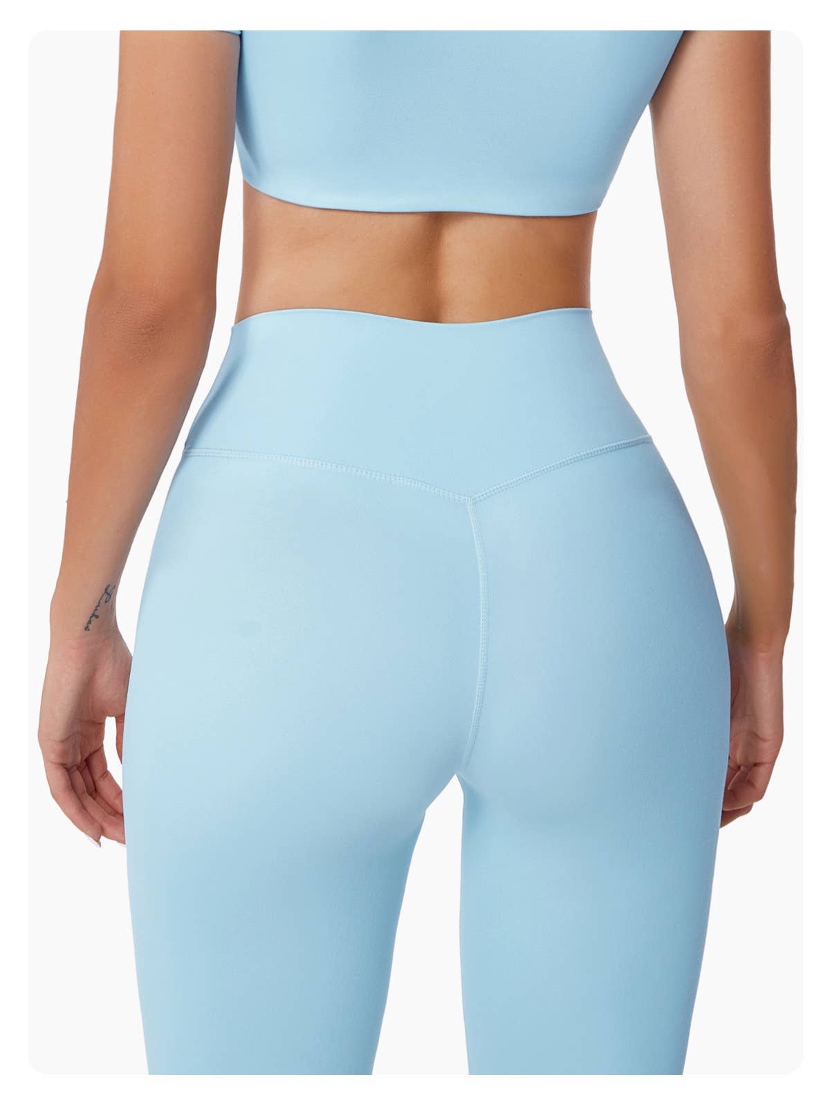 Nikki Buttery Soft High-Waisted Leggings: Frosty Gray / S
