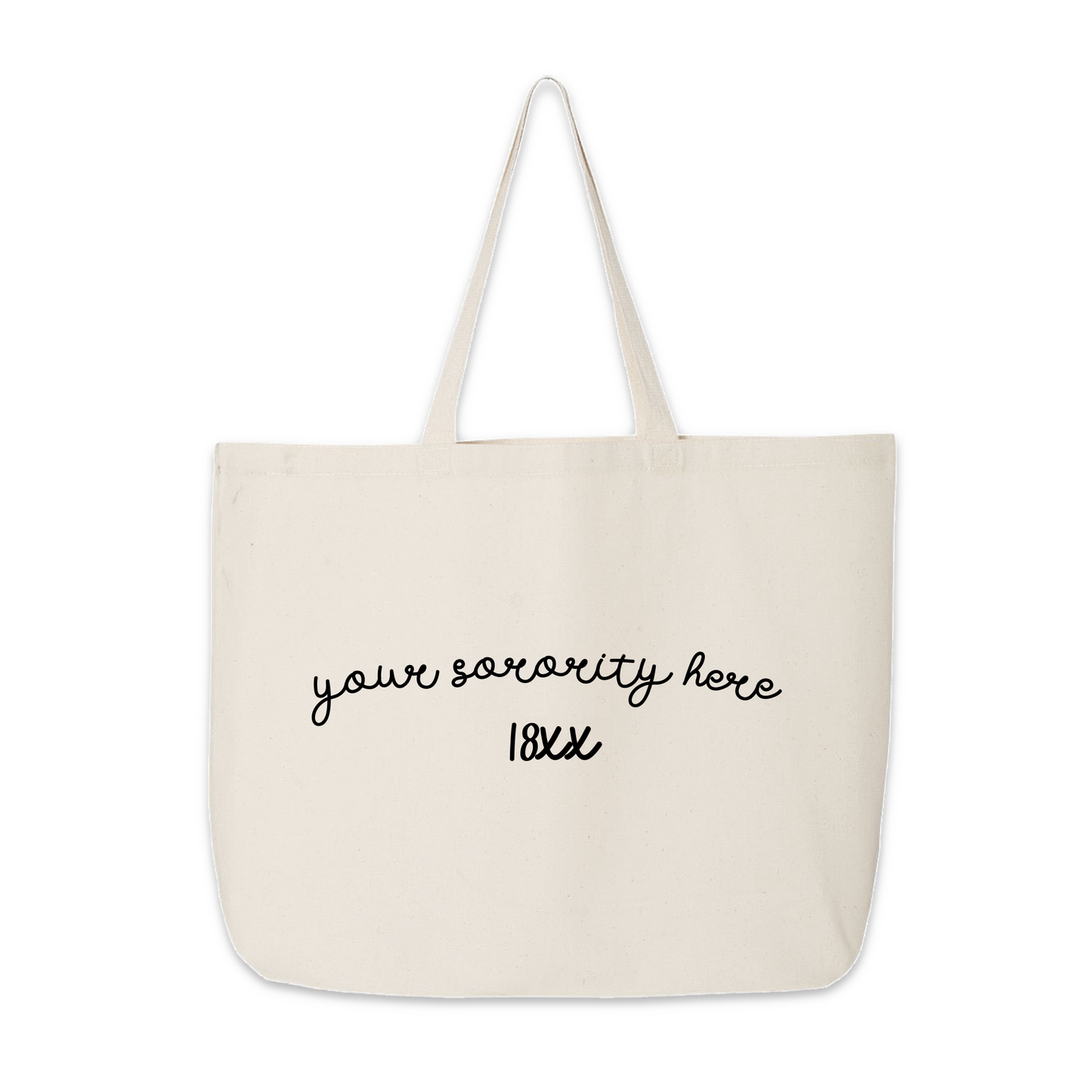 Sorority Canvas Tote Bag