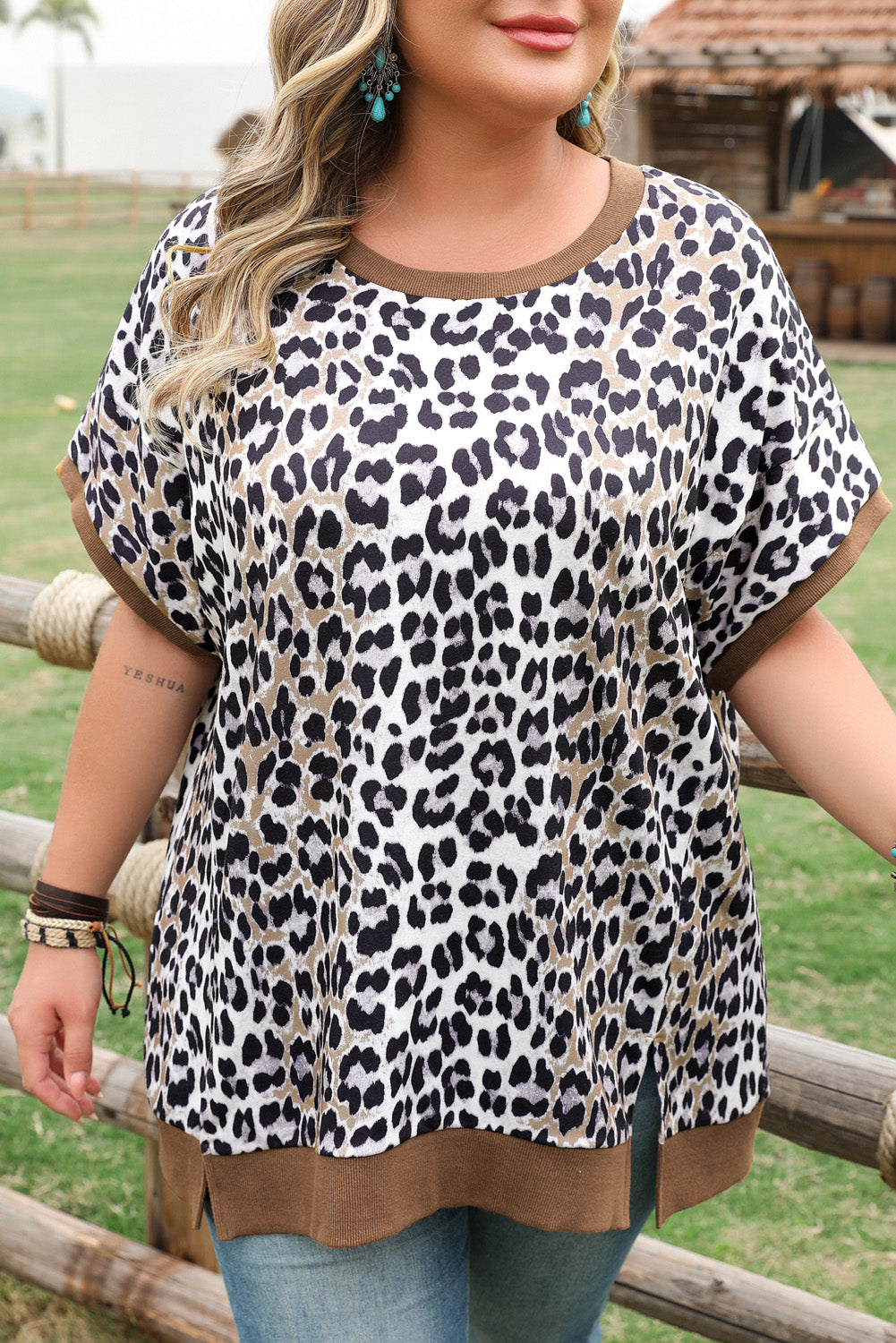 Western Wild Side Blouse ( Plus Size )