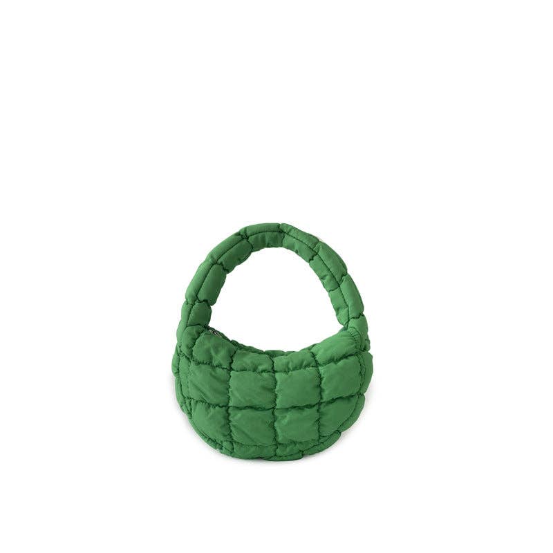 Solid Color Cloud Bag Cute Mini Handbag DP6845: Black