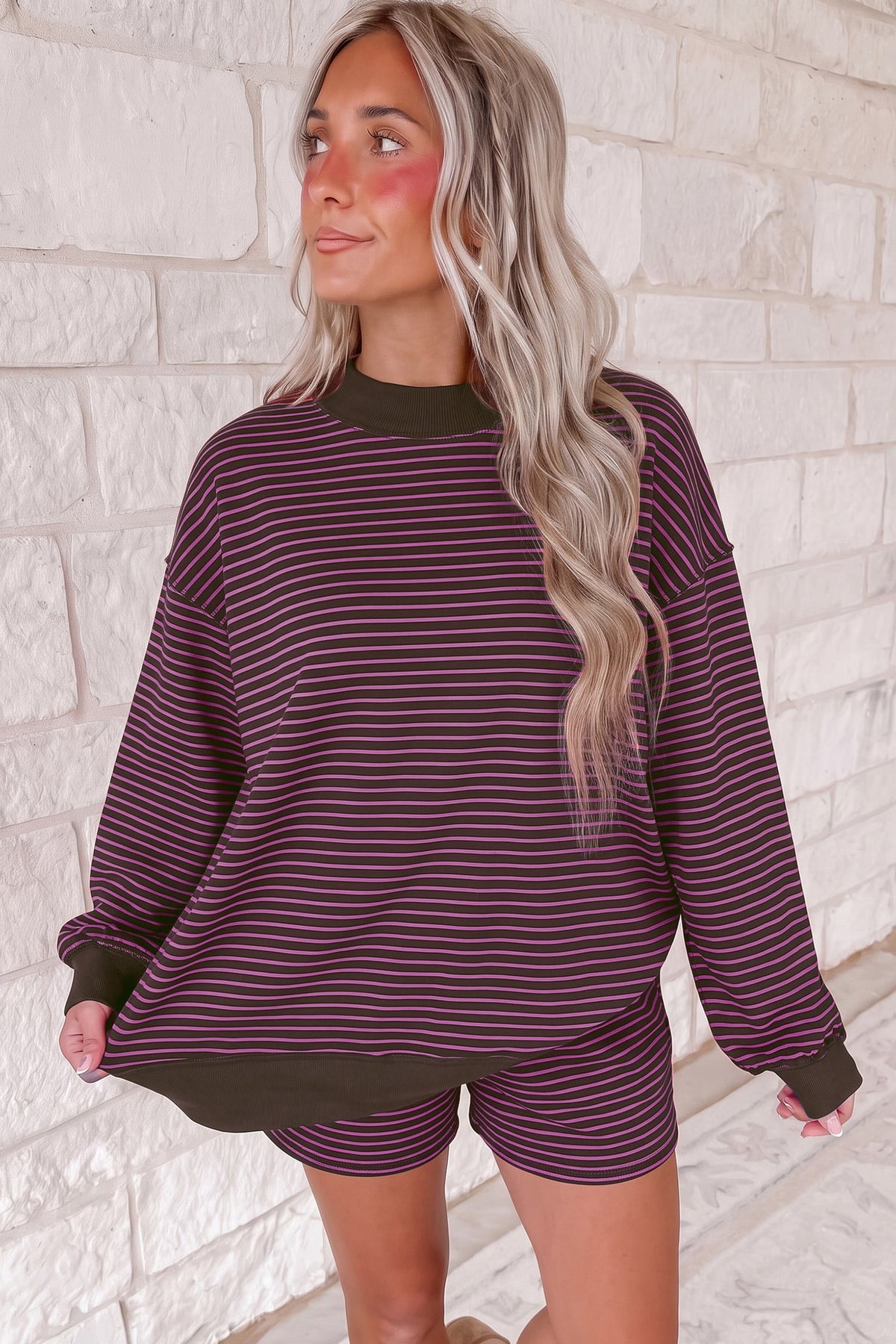 All Day Mockneck Shorts Set