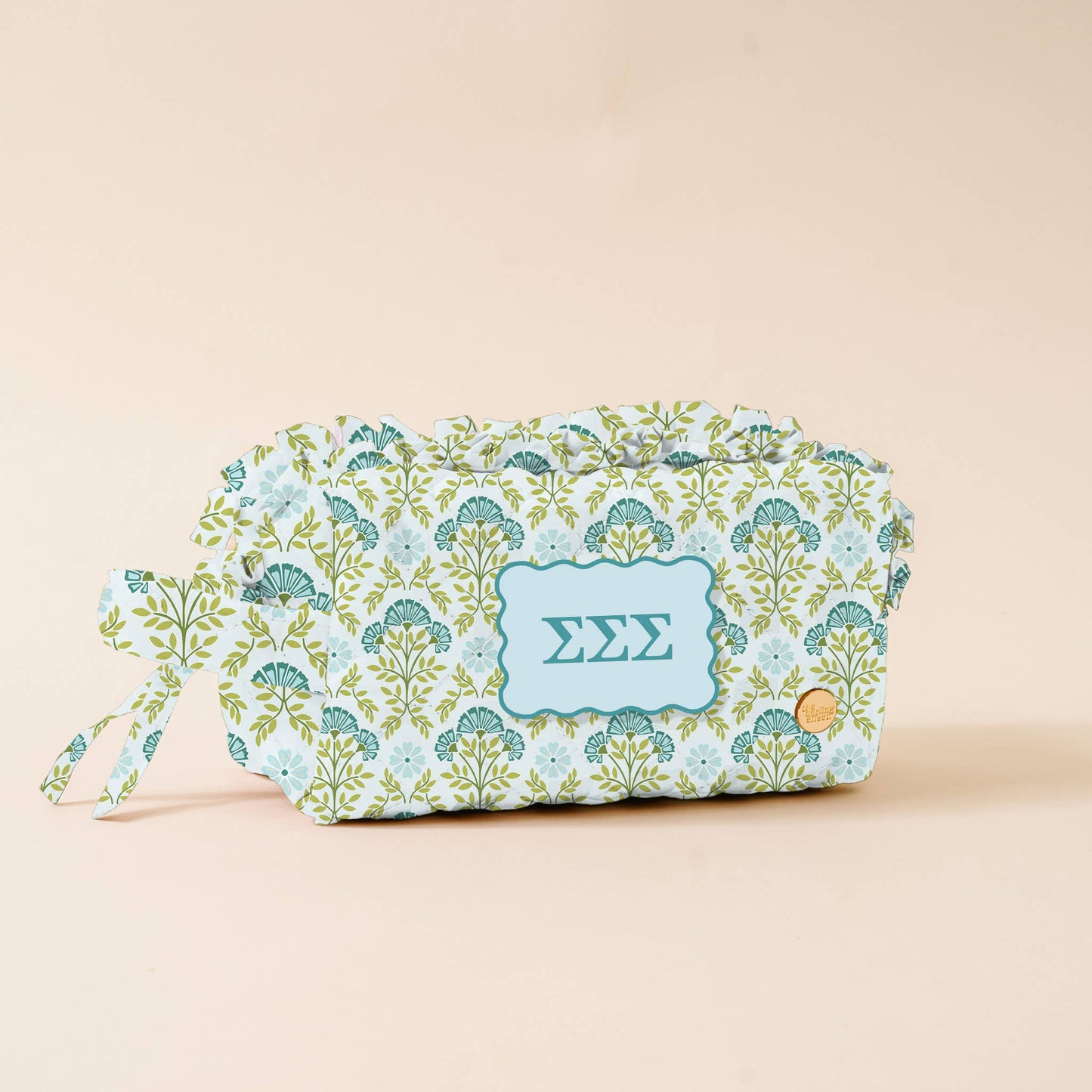 Sorority Quilted Cosmetic Pouch