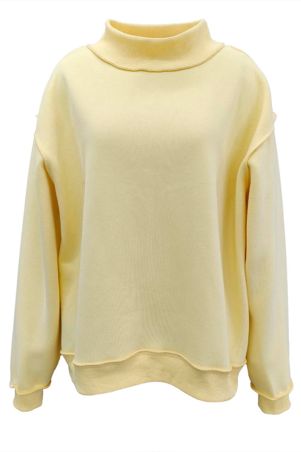 Purple Mock neck sweatshirt
