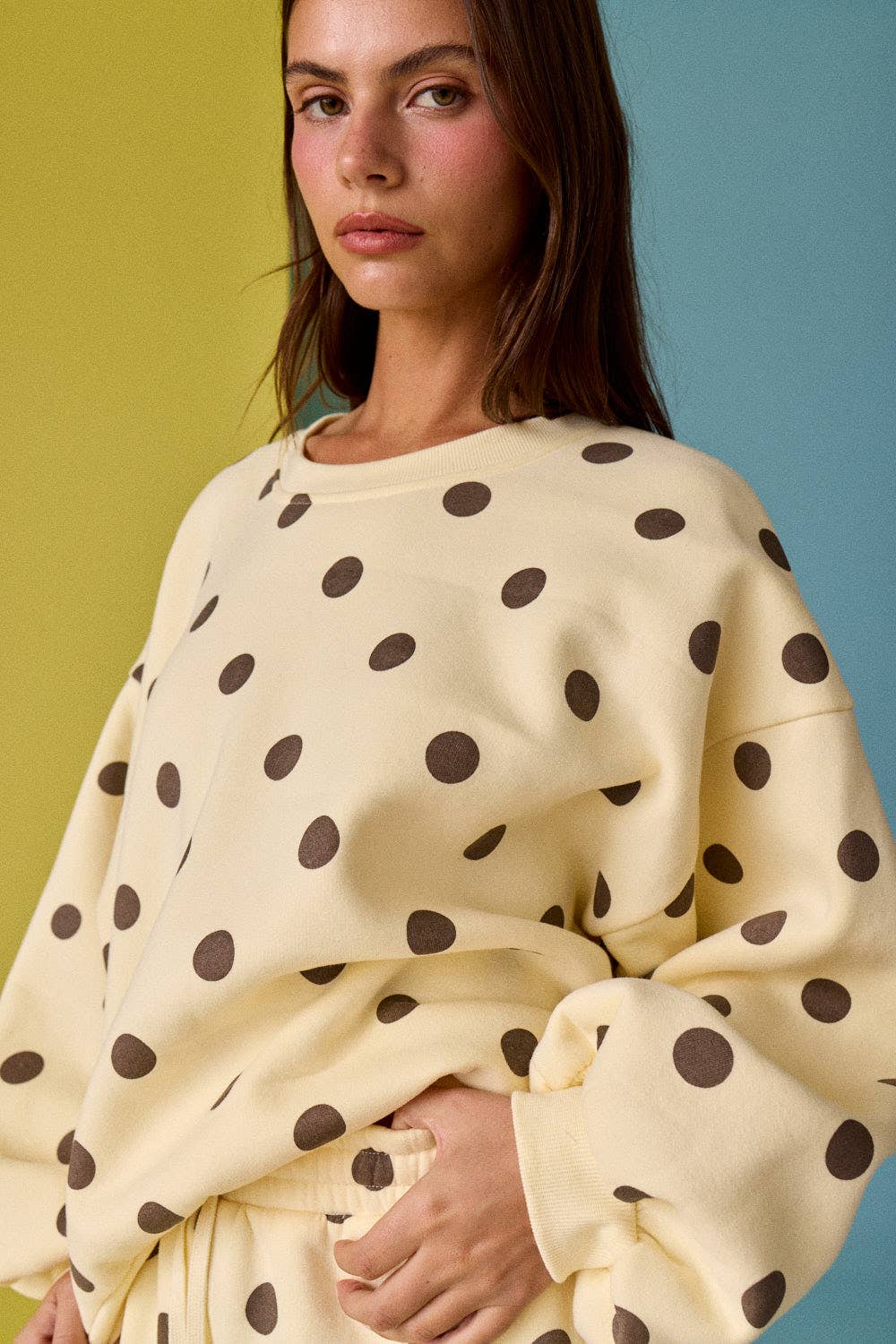 Polka Dot Fleece Set