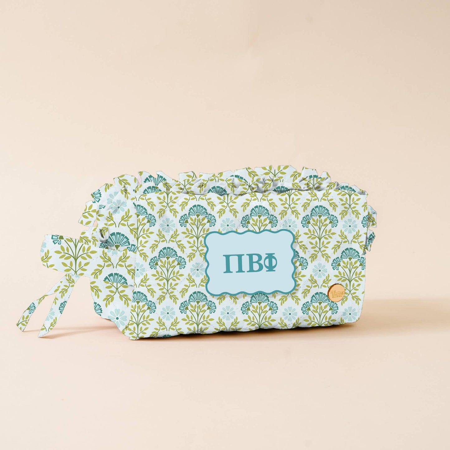 Sorority Quilted Cosmetic Pouch