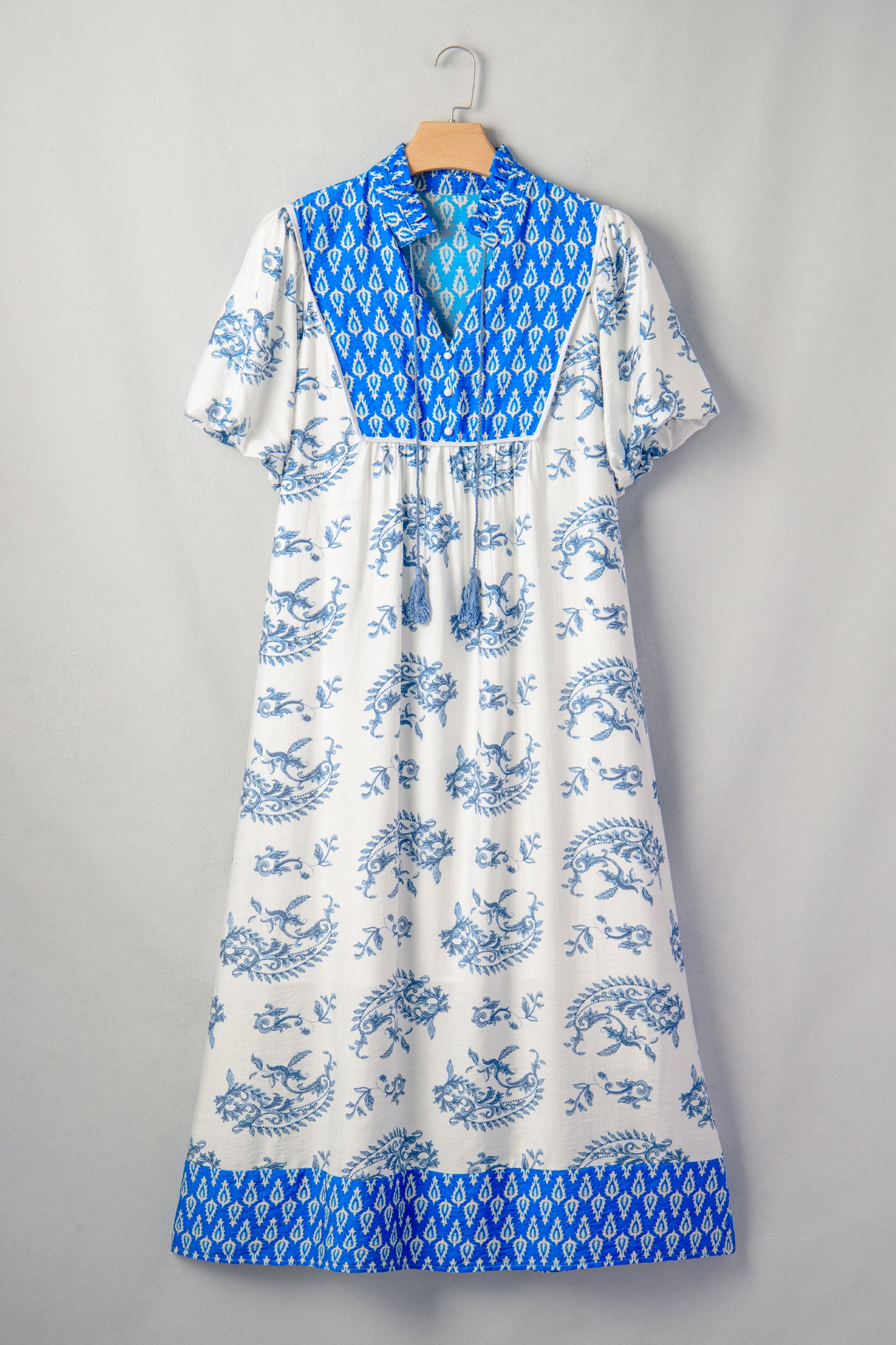 Coastal Charm Midi ( Plus Size)