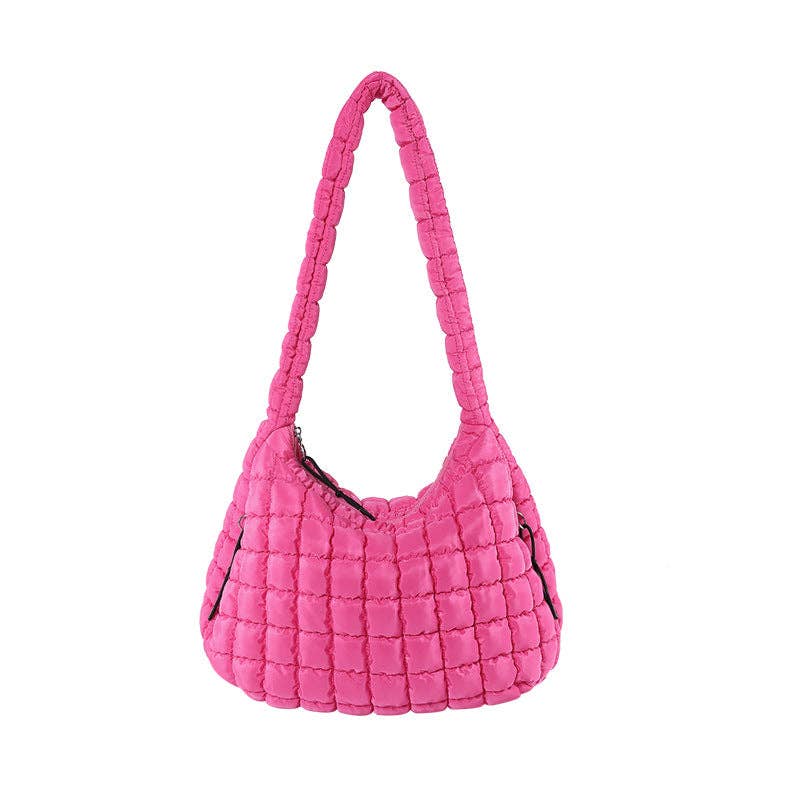 Solid Color Cloud Bag Large Capacity Shoulder Bag DP6102: Purple