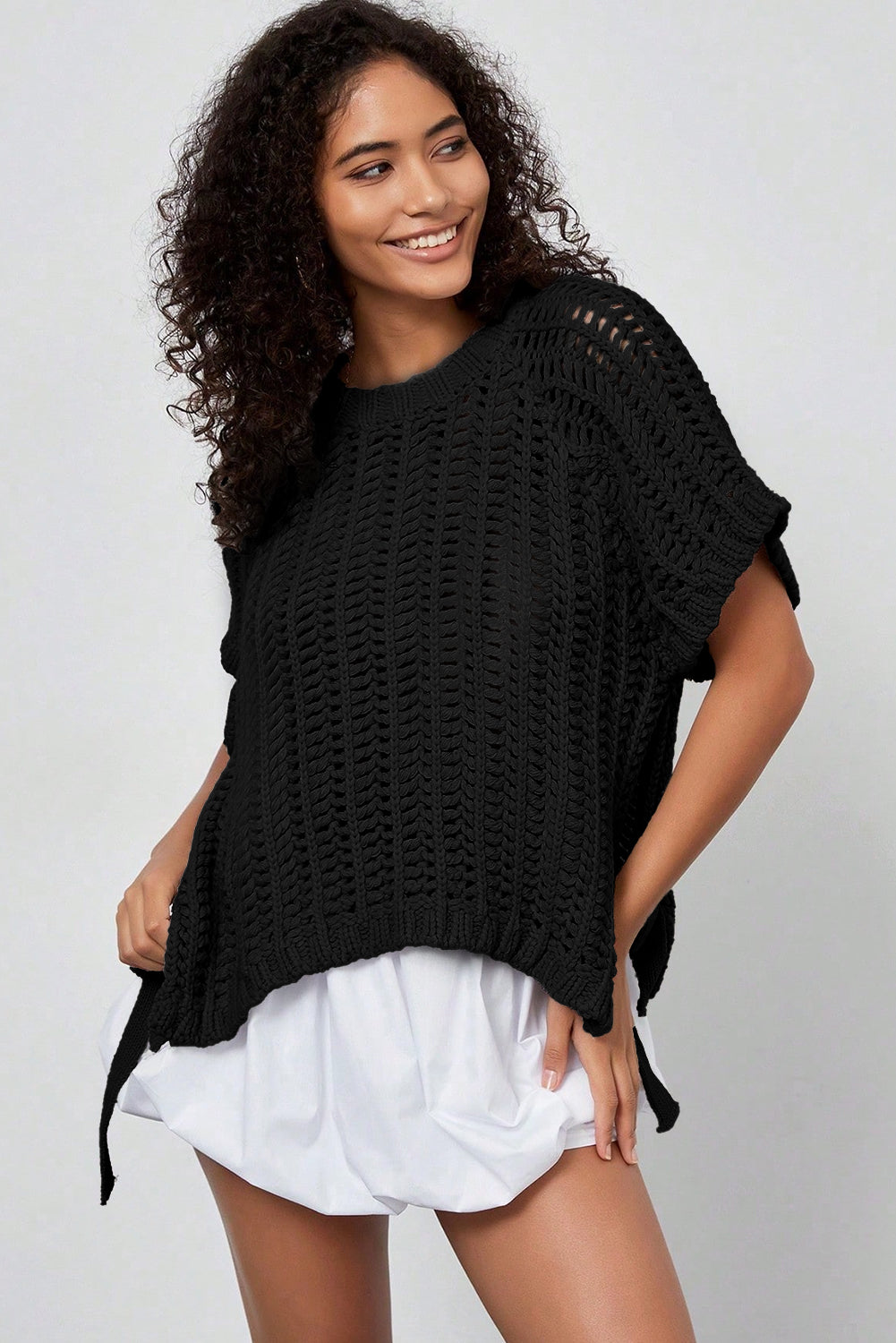 Sweetheart Stitch Sweater (Plus Size)