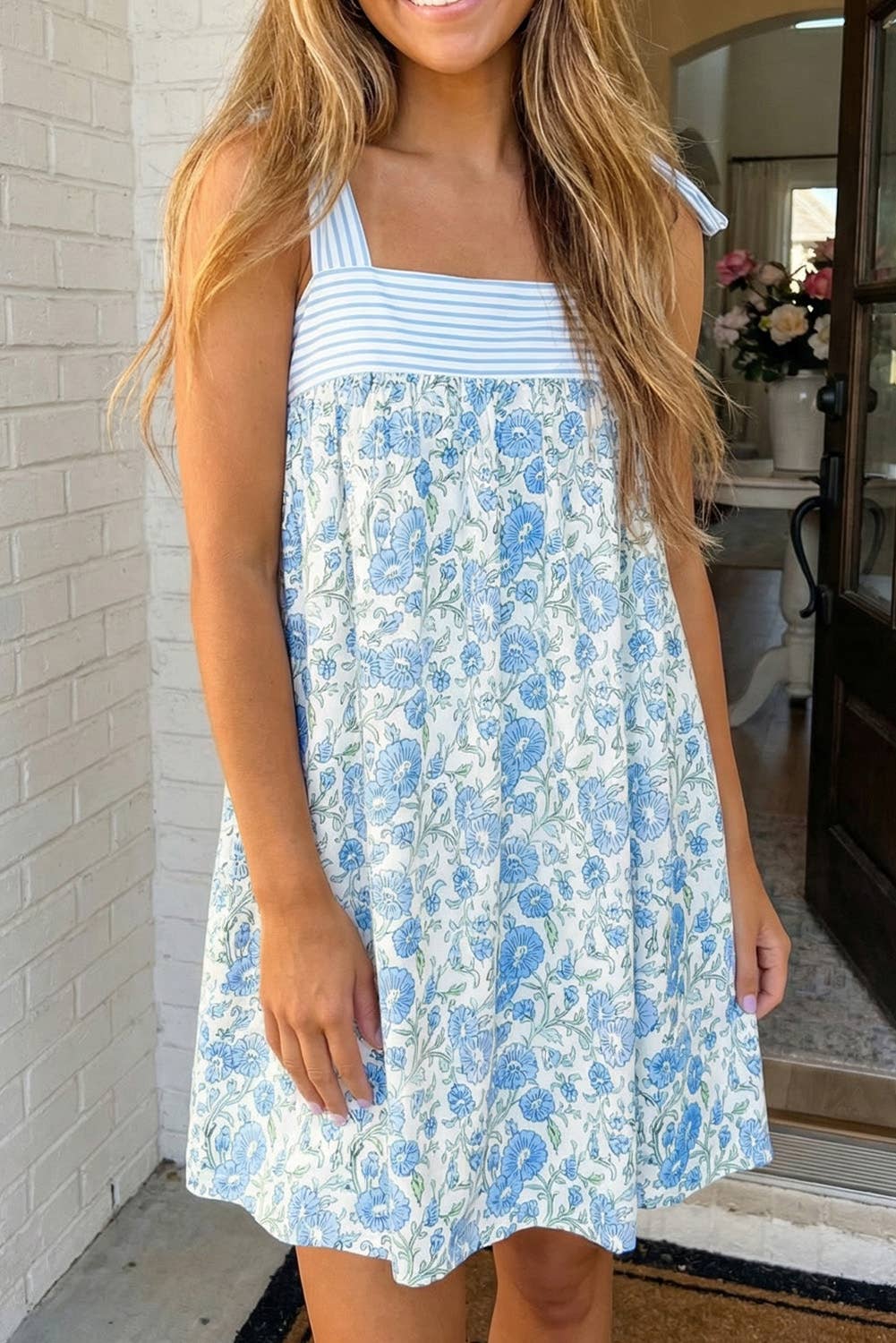 free people dress mini Free People Laurel Plaid Mini Dress in Pink
