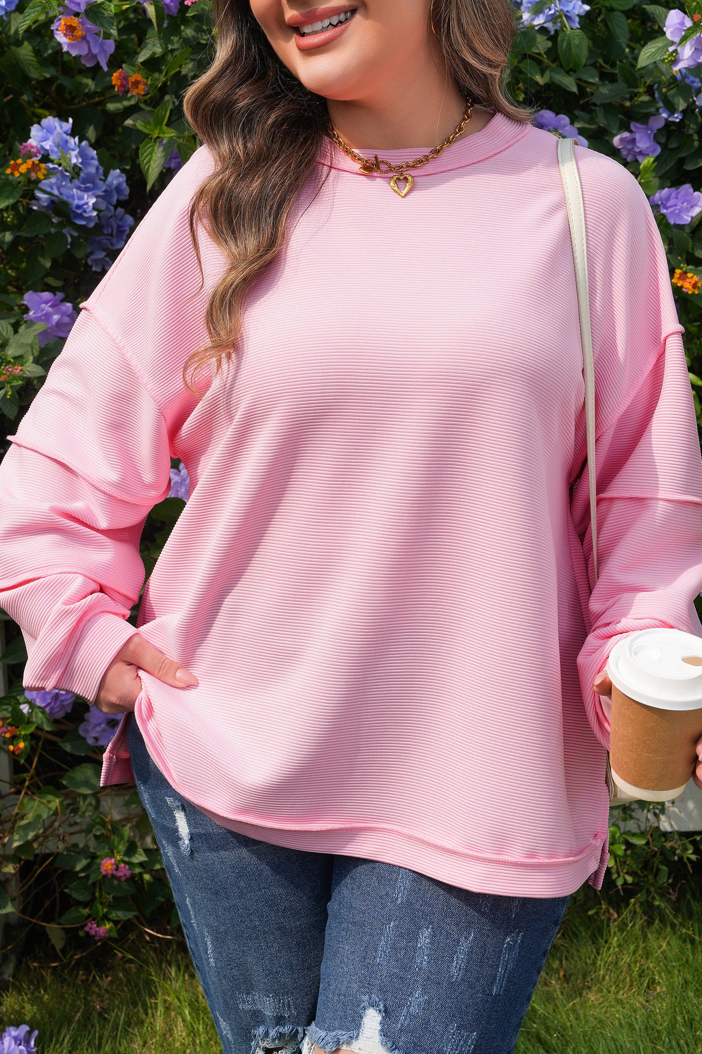 Pink Skies Pullover (Plus Size)