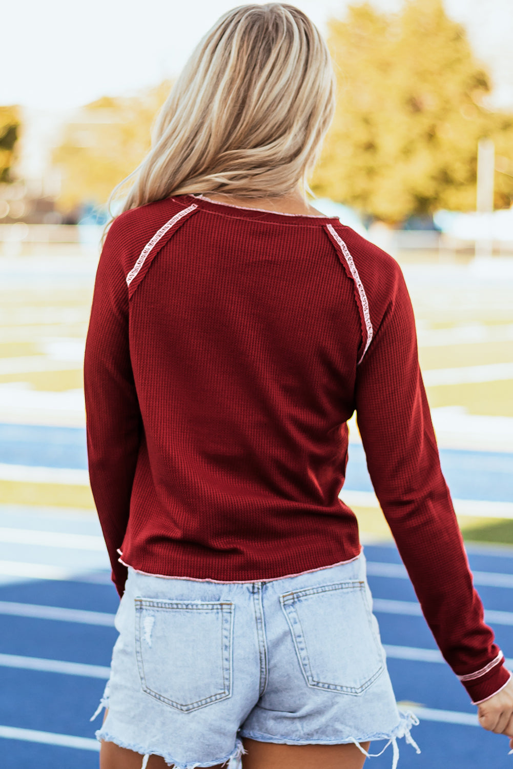 Red Game Day Football Sweater
