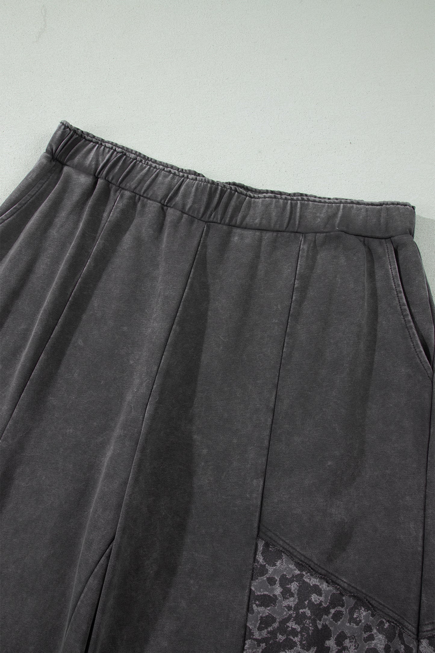 Smokeshow Leopard Patch Pants ( Plus Size )