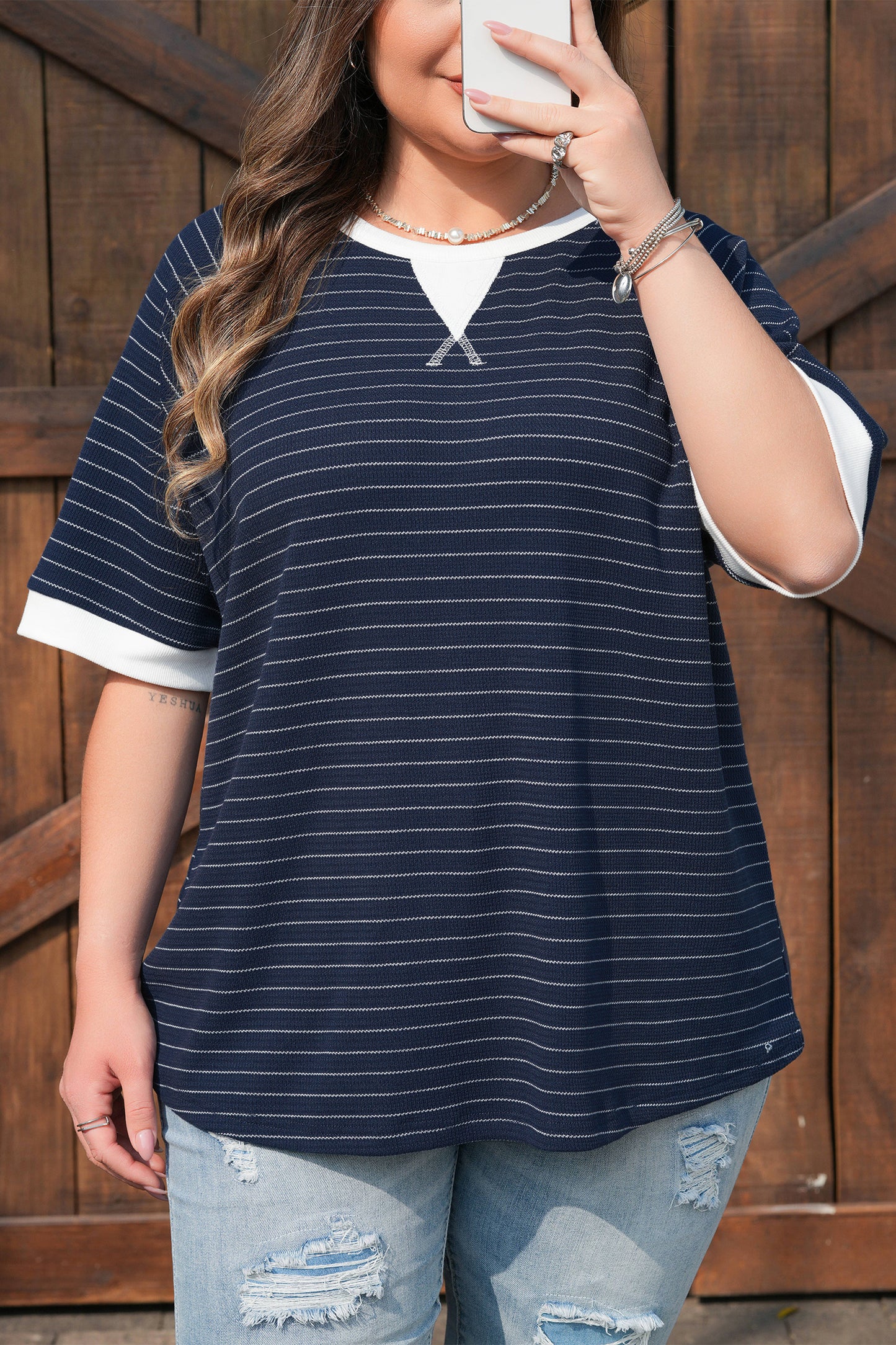 Dockside Darling Tee ( Plus Size)