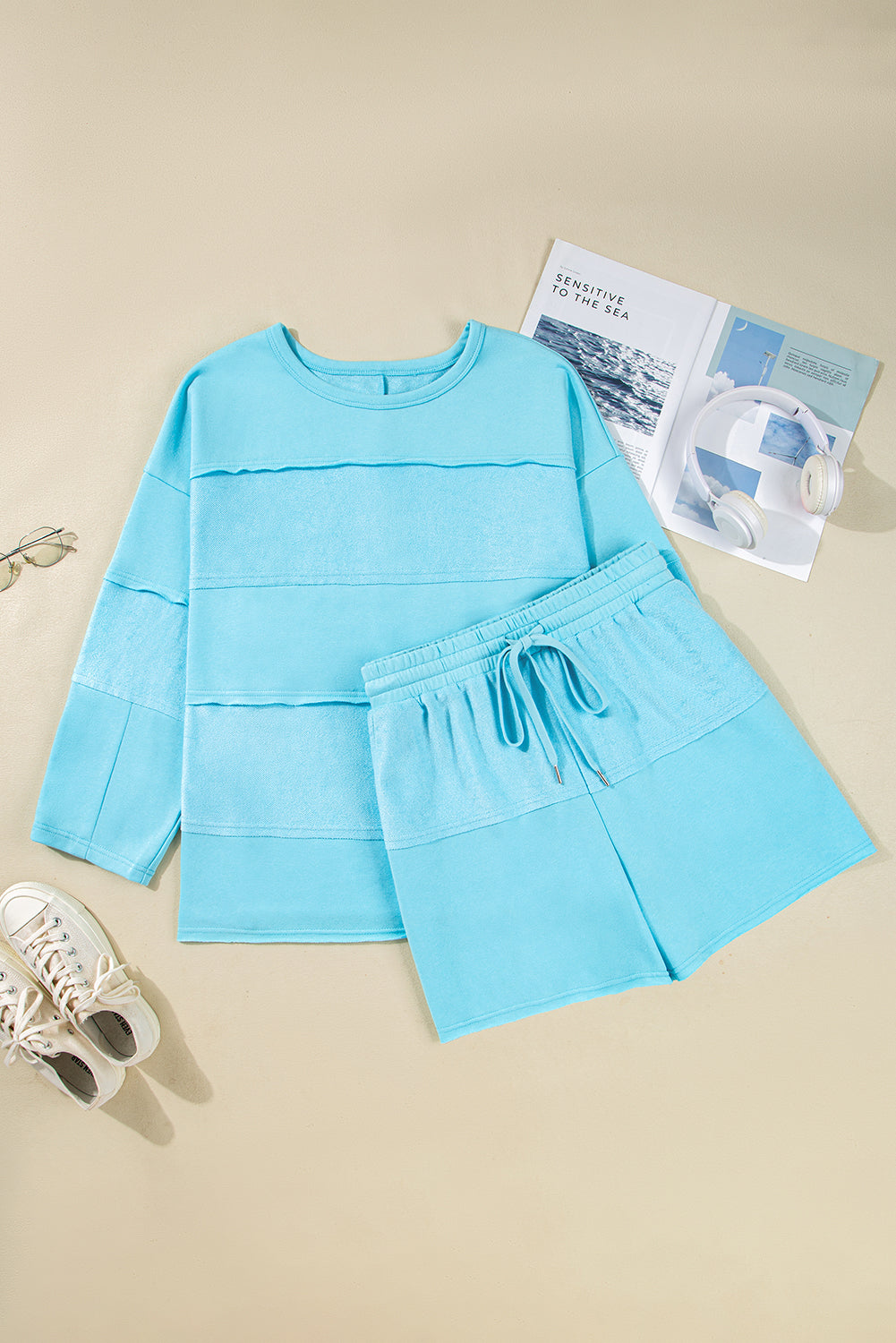Poolside Pretty Lounge Set (Plus Size)