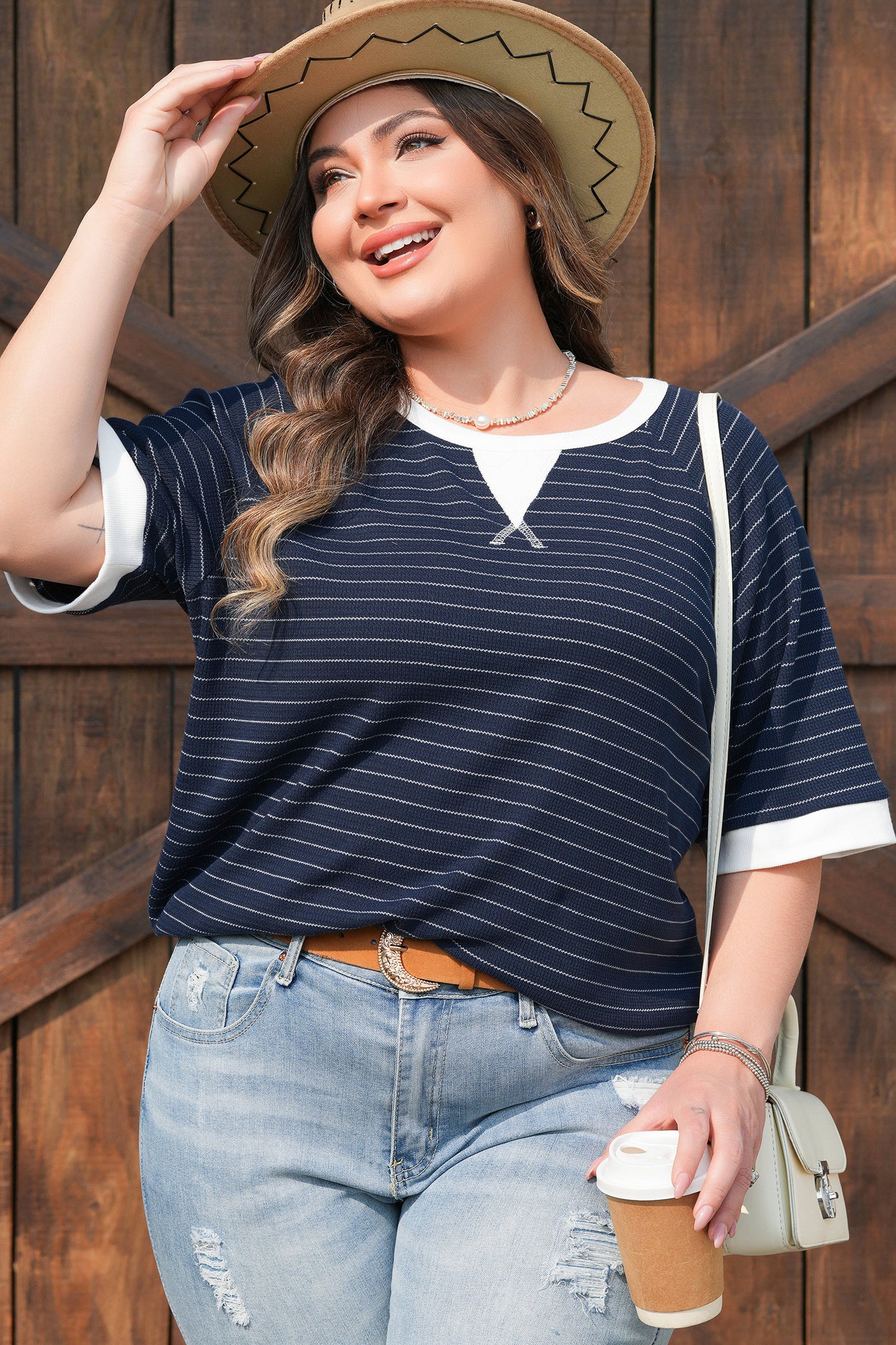 Dockside Darling Tee ( Plus Size)