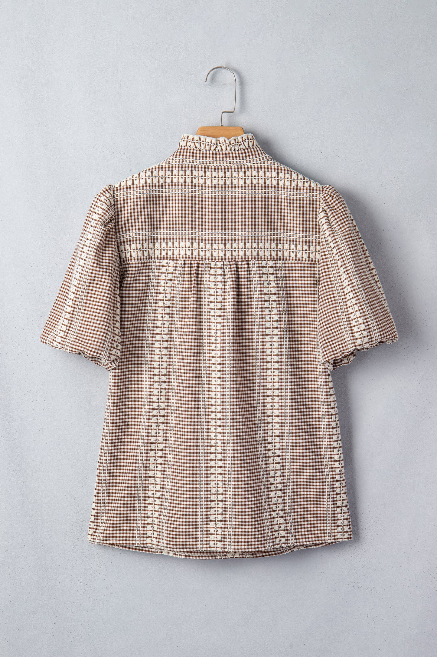 Western Belle Gingham Blouse