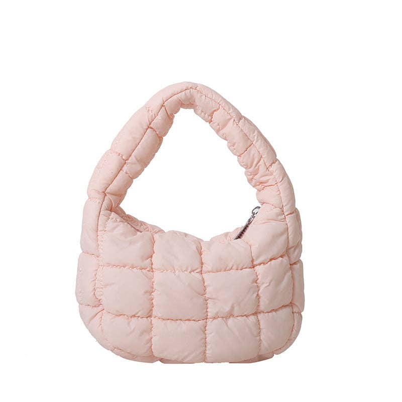 Solid Color Cloud Bag Cute Mini Handbag DP6845: Purple