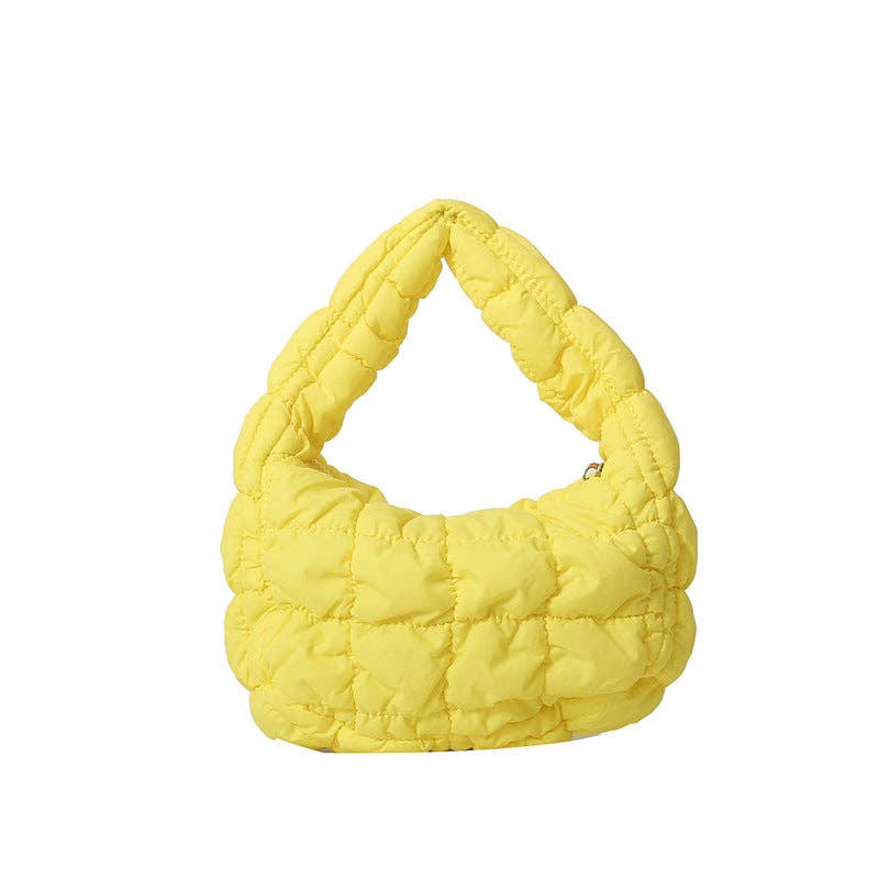 Solid Color Cloud Bag Cute Mini Handbag DP6845: Purple